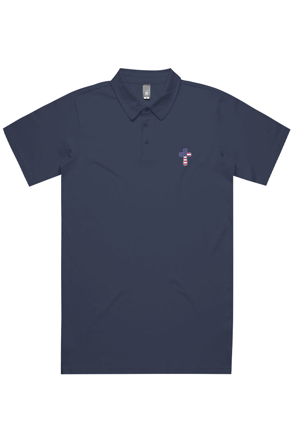God N Country Golf Cross Cotton Polo